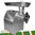 GASTROQUIK FLEISCHWOLF 150 Kg /h Vor- Rücklauf inkl. 4 Scheiben/Ersatzmesser