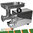 GASTROQUIK FLEISCHWOLF 80 Kg /h Vor- Rücklauf inkl. 3 Scheiben/Ersatzmesser